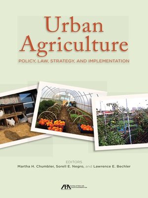 cover image of Urban Agriculture